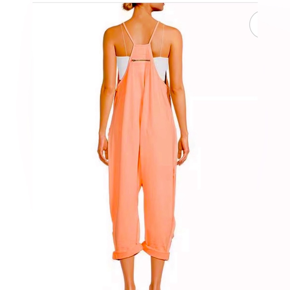 Hot Shot Onesie FP Movement by Free People Jumpsuit with Relaxed Fit in Melon - Picture 8 of 10